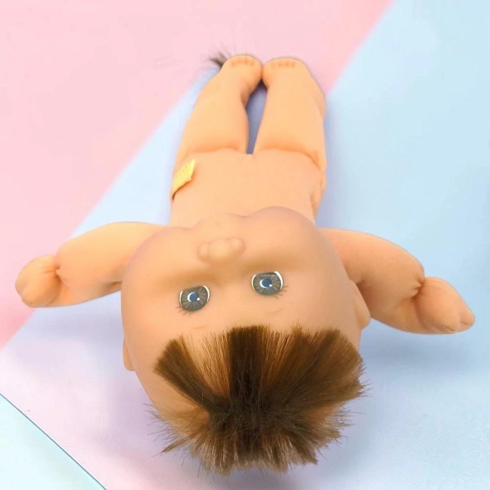 VTG 90's Cabbage Patch Kids Baby Doll 12" Brown Hair Xavier Roberts 1995 CPK - Picture 5 of 13